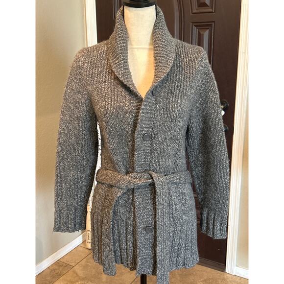 Vintage American Eagle Lambswool Collegiate Cardigan - Picture 1 of 5